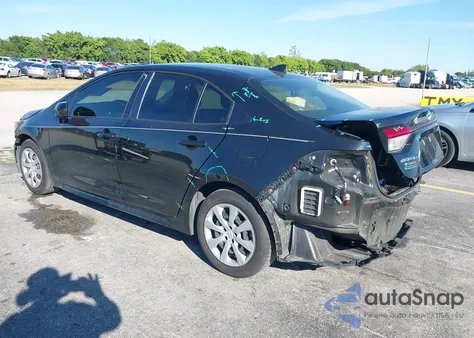 2022 Toyota Corolla Le from USA, damaged, VIN JTDEPMAE7NJ213760